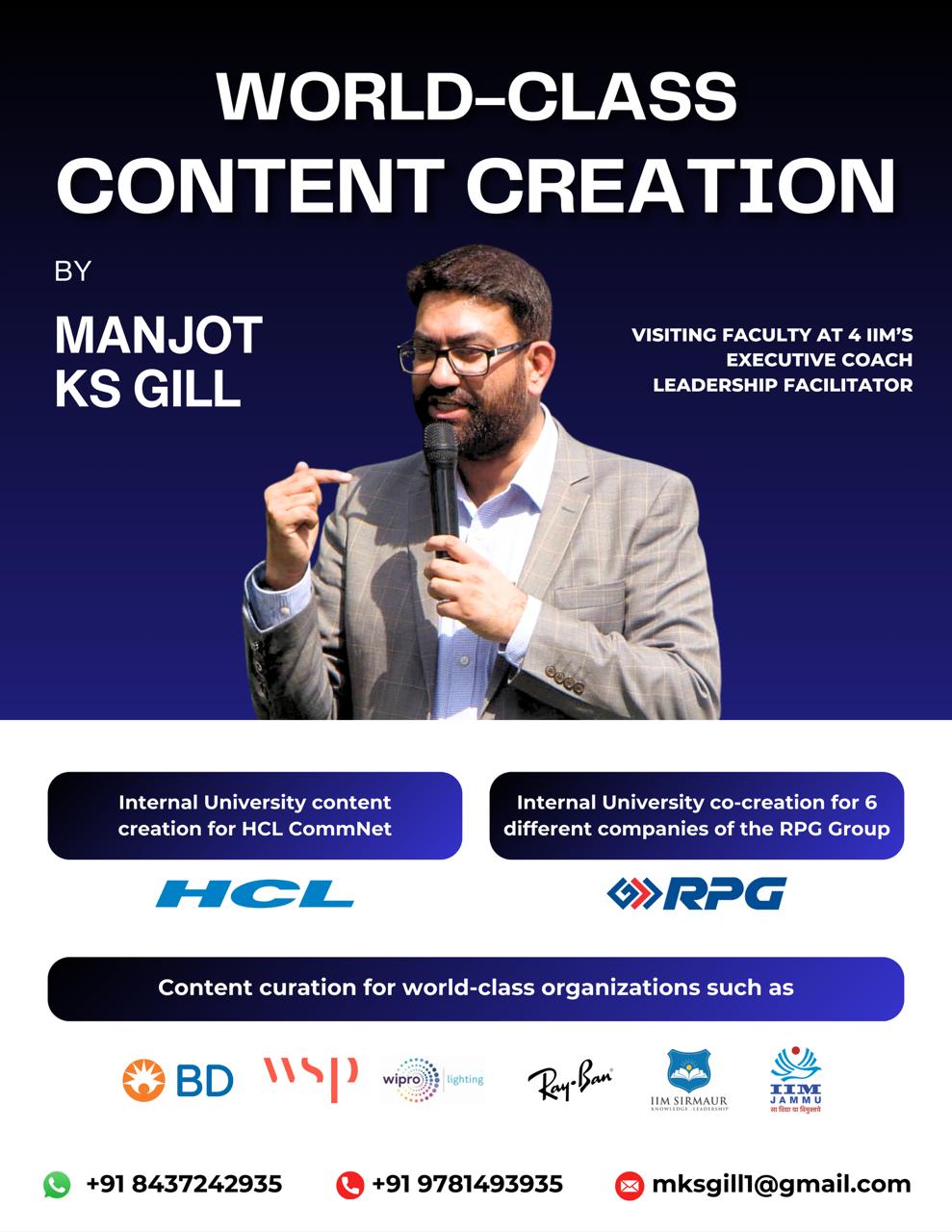 World Class Content Creation